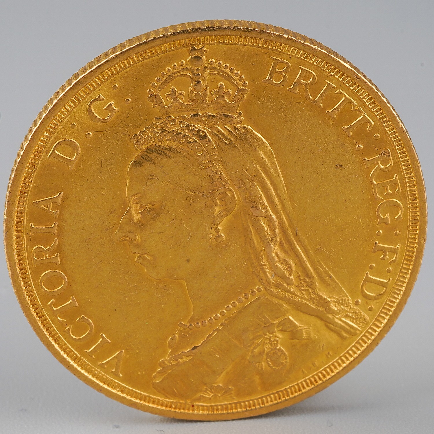 A Victorian 1887 double sovereign £2 - Image 2 of 2