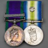 An outstanding Falklands Campaign Pair to L/Cpl Cowan 3rd Bn Parachute Regt