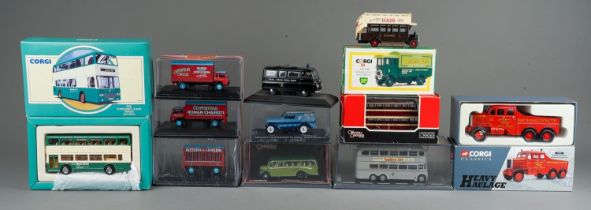 Two boxes of assorted diecast vehicles to include Corgi. All boxed