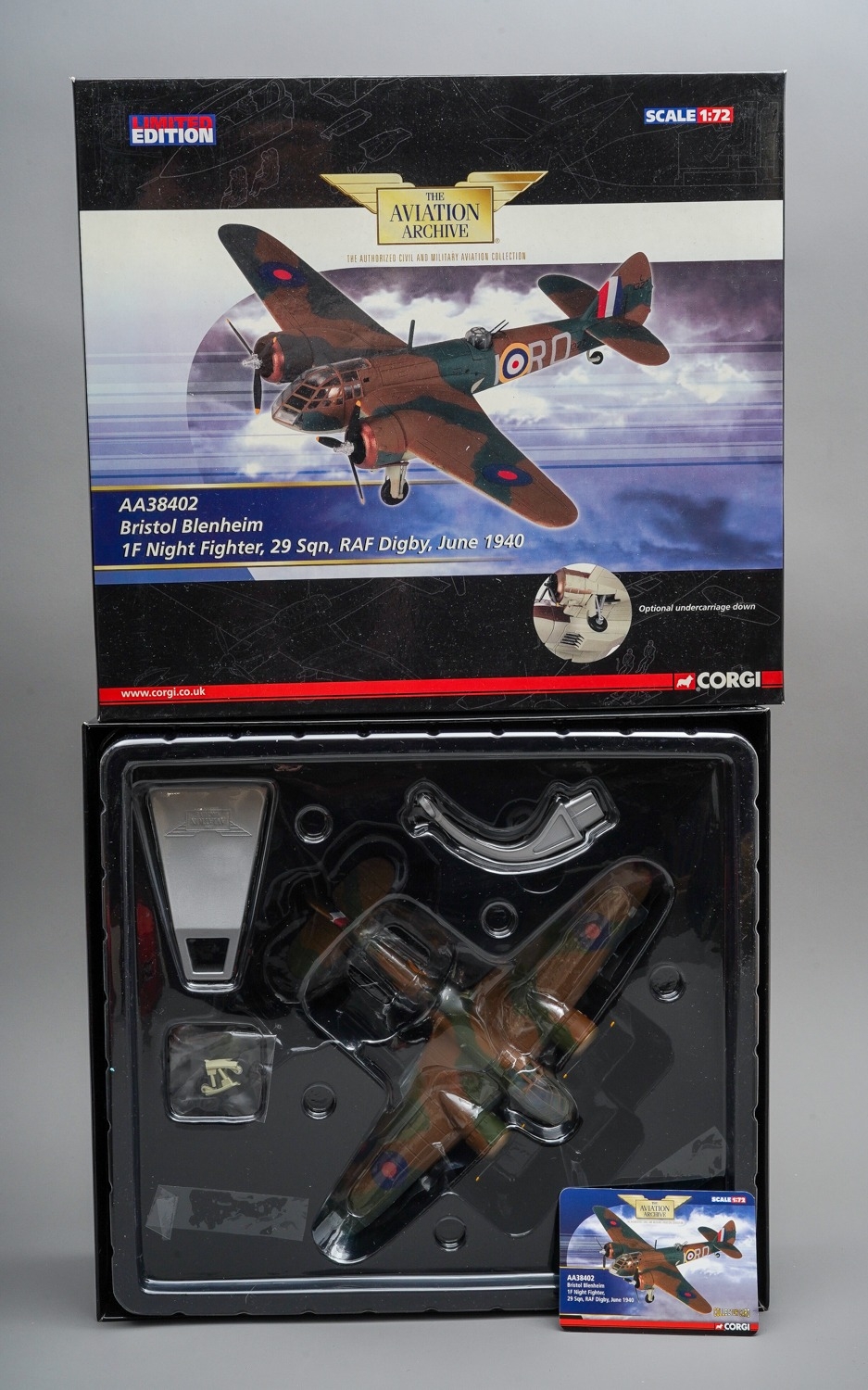 WW2 Die Cast Model Aircraft collection: Hawker Hurricane 1.48 Scale, still in the original box by ' - Image 5 of 6