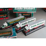 Corgi. A very large collection of Eddie Stobart vehicles both loose and boxed