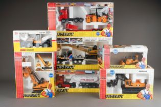 A selection of 7 Joal compact boxed vehicles and sets (q)