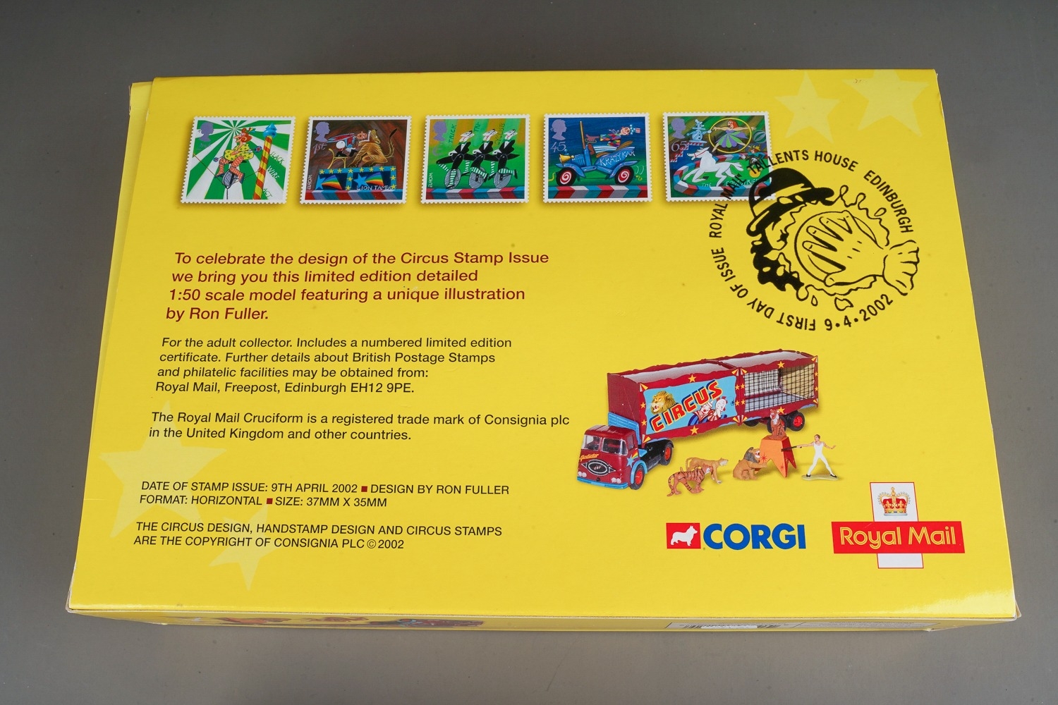 Corgi CP10502 Royal Mail Ltd Edition Circus ERF with animal cage trailer. Mint boxed (1) - Image 4 of 4