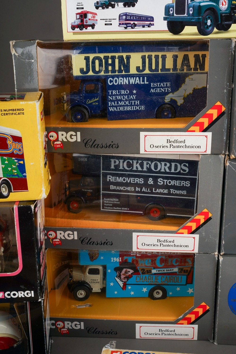 Corgi classics commercial vehicles to include Bedford Pantechnicon x 7 and brewery series. Boxed ( - Image 4 of 7