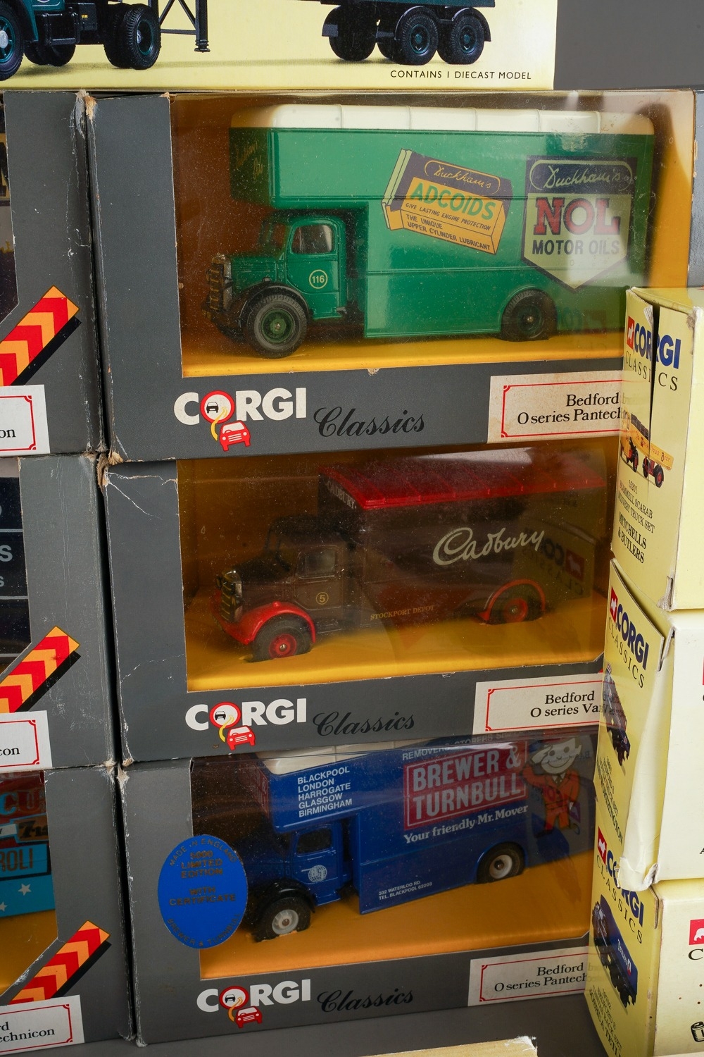 Corgi classics commercial vehicles to include Bedford Pantechnicon x 7 and brewery series. Boxed ( - Image 5 of 7