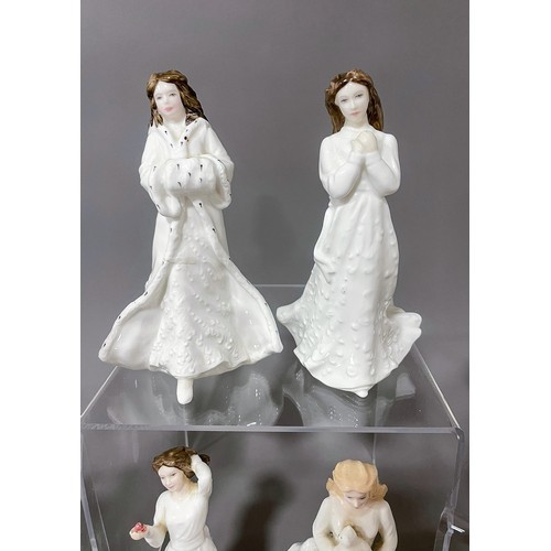 18 Royal Doulton figures from the Sentiments collection, each approx. 15 cm tall - Image 4 of 6