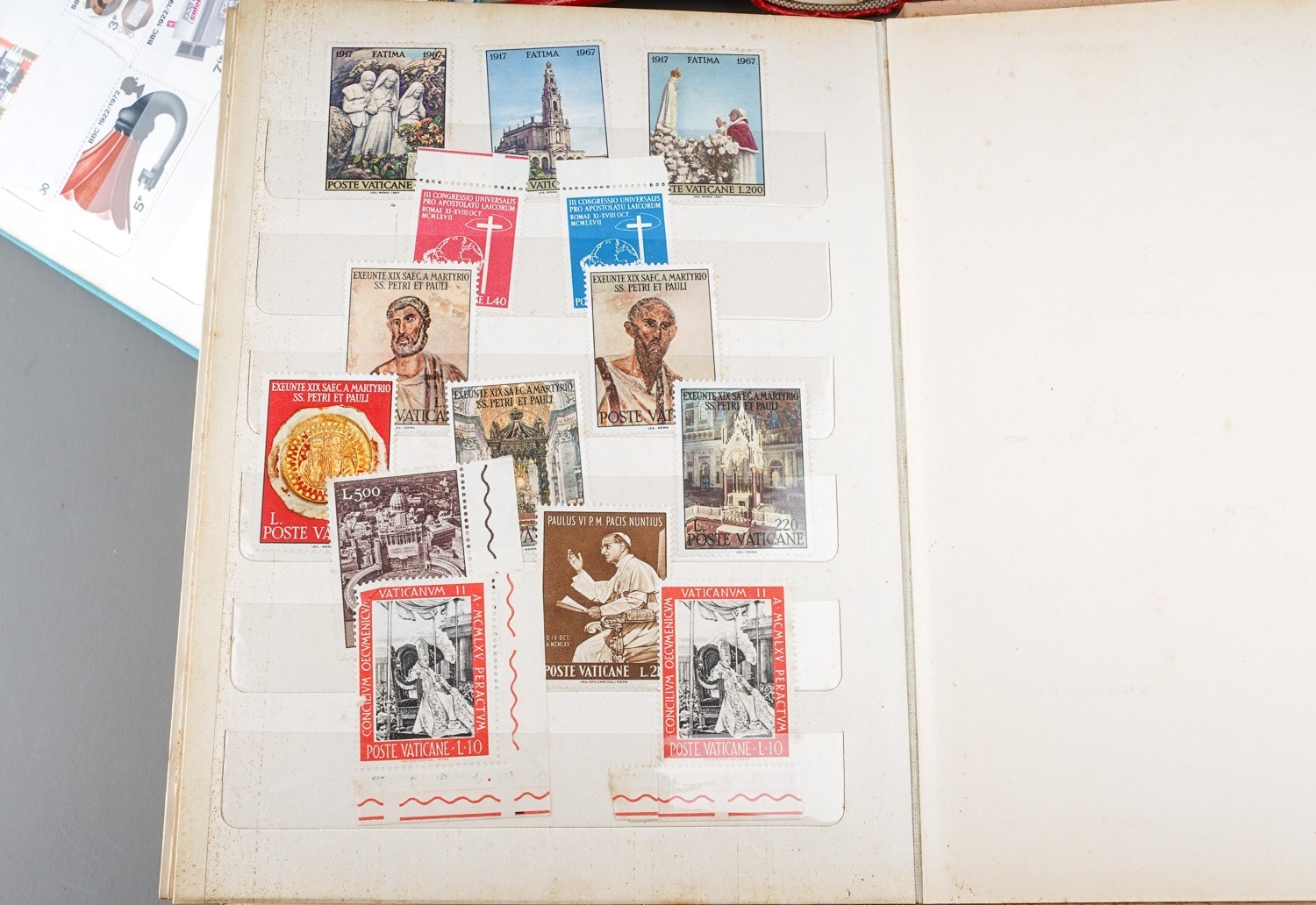 Three stamp albums containing World and mat GB selections - Image 7 of 16