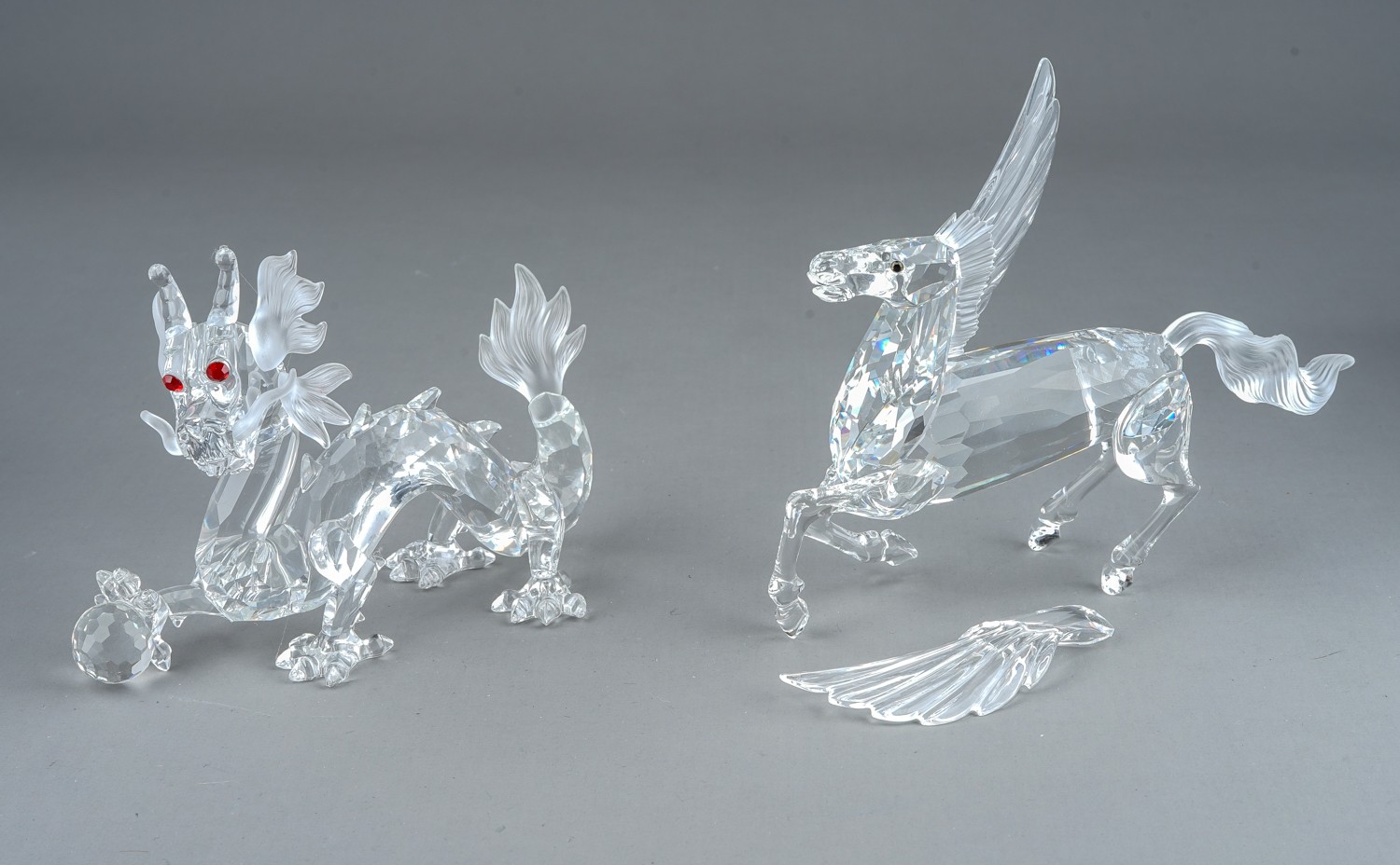 Two Swarovski Collector Society crystal Fabulous Creatures to include: The Dragon 1997 and The - Image 2 of 6