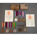 Militaria: three WWII casualty medals awarded to 14560267 E Pemberton to include France and