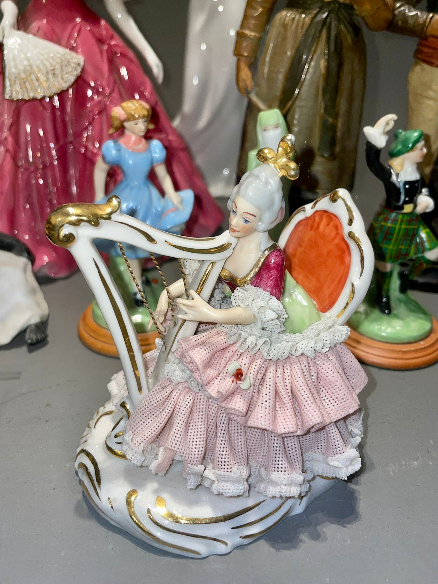 Assorted ceramic figures to include: Royal Worcester Queen Elizabeth, The Queen Mother (with - Image 5 of 5