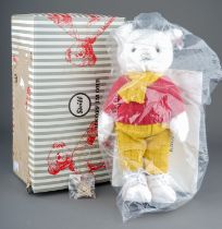 A boxed Steiff Rupert Bear