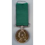 Victorian Long Service Medal to Bandmaster Pink, East Yorks RA. Victorian Long Service in the