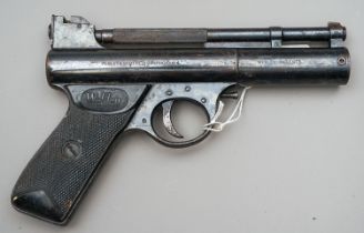 Webley Premier Mk2 Air Pistol In good condition, with some slight edge expected wear.