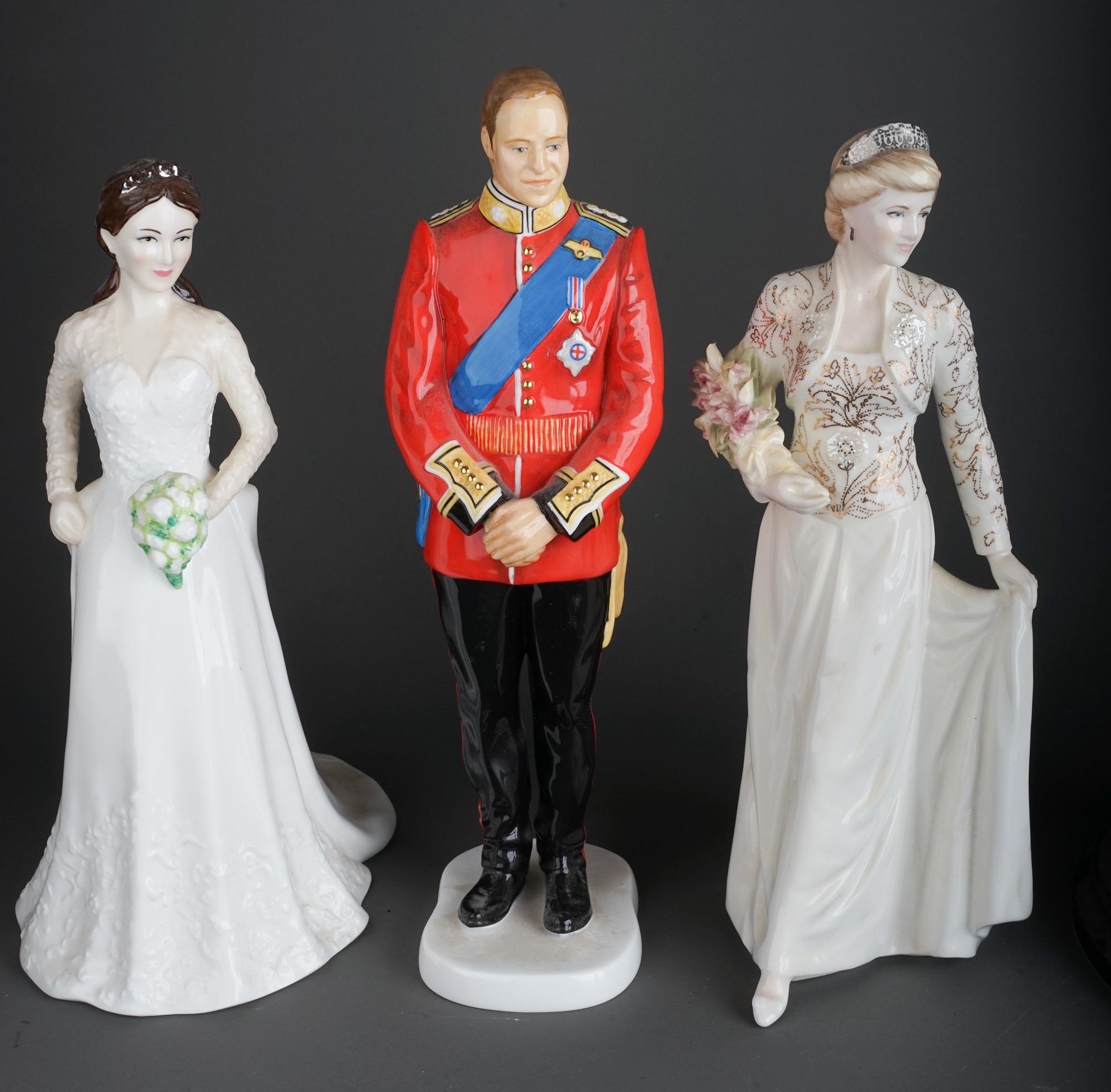 Royal Interest: a collection of Worcester, Coalport and Royal Doulton figures to include: six models - Image 3 of 5
