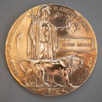 A World War I memorial plaque to George Loader