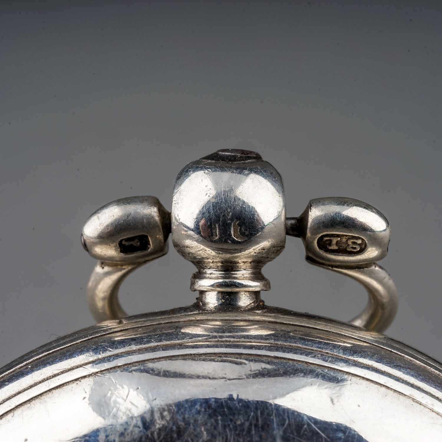 A Victorian silver hunter pocket watch, 40mm white enamel dial with Roman numerals, case 51mm, - Image 4 of 6