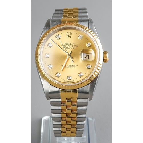 A Rolex Oyster Perpetual Datejust Superlative Chronometer wristwatch - Image 6 of 6