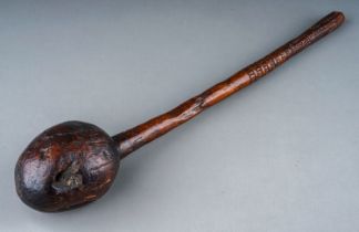 Antique tribal art Fijian Ula throwing club 18th Century. Very early example with unusual