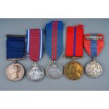 British Jubilee and Coronation Medals. 1911 Coronation Medal; 1935 Silver Jubilee Medal, GVI