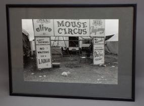 Sirkka-Liisa Konttinen (Finnish, b.1948) Mouse Circus, Hoppings silver gelatin print, 24 x 36cm