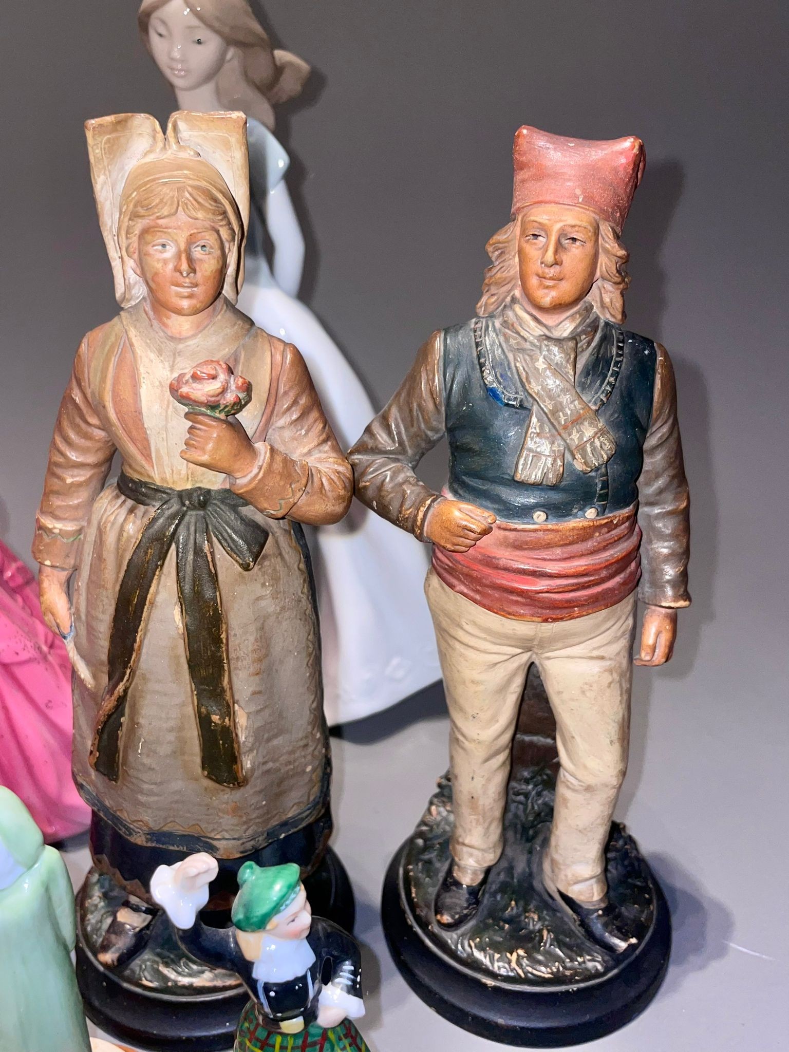 Assorted ceramic figures to include: Royal Worcester Queen Elizabeth, The Queen Mother (with - Image 4 of 5