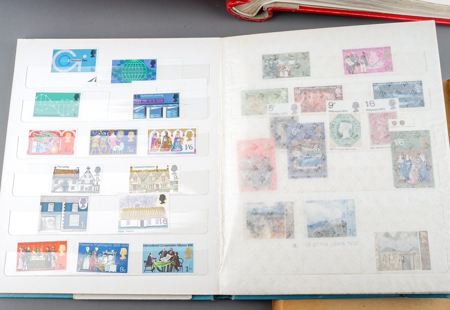 Three stamp albums containing World and mat GB selections - Image 8 of 16