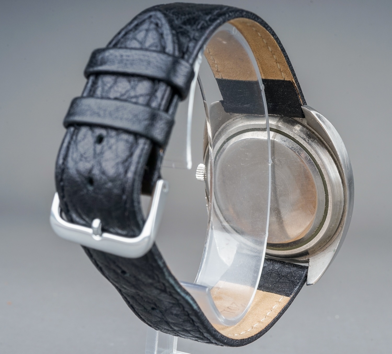 A gentleman's Omega Automatic Seamaster Cosmic 2000 stainless wristwatch, 32mm black dial, baton - Bild 5 aus 5