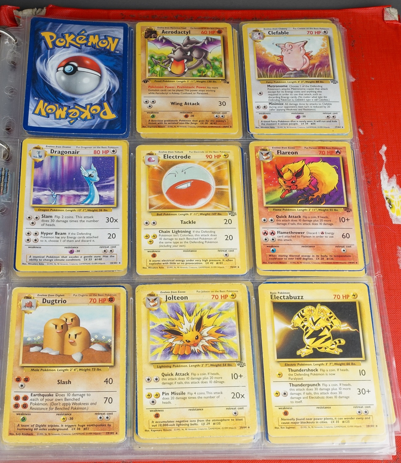 Pokemon: a collection of approx 126 cards - see photographs for details (Q - 1 folder) - Image 4 of 10