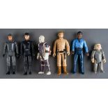 Star Wars 6x figures including Ugnaught, Luke Skywalker, Lando Calrissian, Imperial Commander,