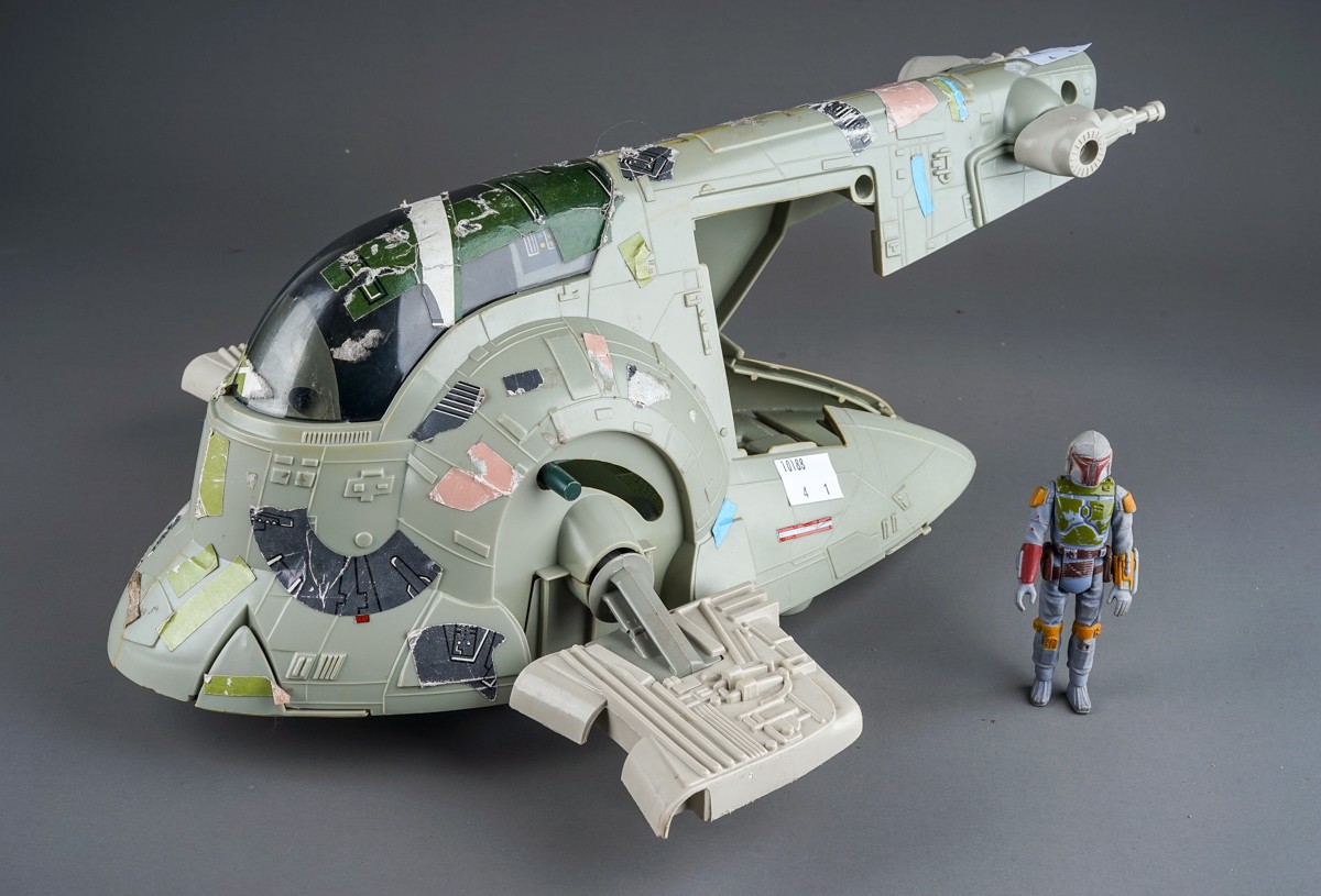 Star Wars Slave 1 1981 including Boba Fett figure 1979 - Kenner