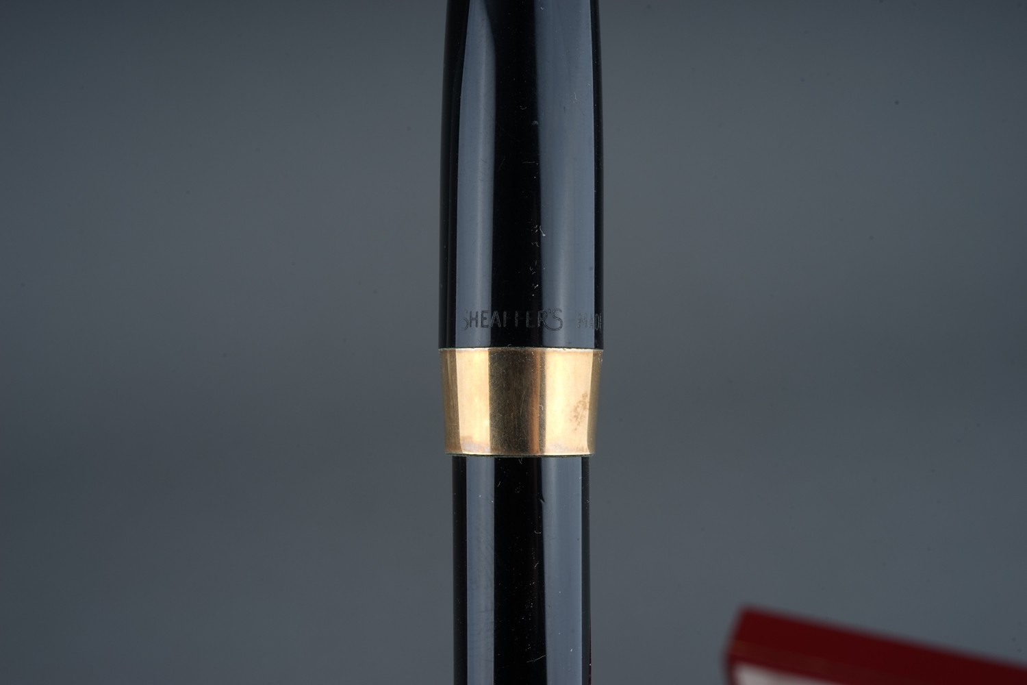 A Sheaffer fountain pen, 14k gold nib, boxed; a Sheaffer roller ball pen, boxed; a parker ball point - Image 6 of 6