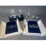 Two Swarovski Collector Society crystal Fabulous Creatures to include: The Dragon 1997 and The
