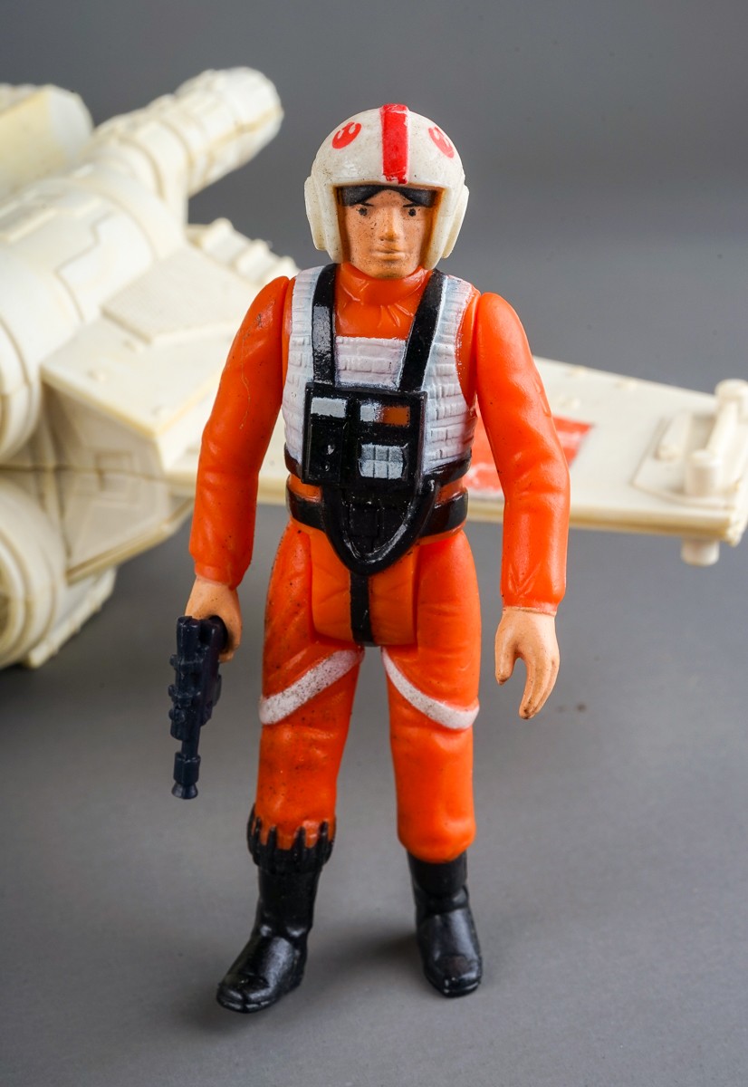 Star Wars X-Wing fighter including Luke Skywalker figure 1978 - Kenner - Image 3 of 5