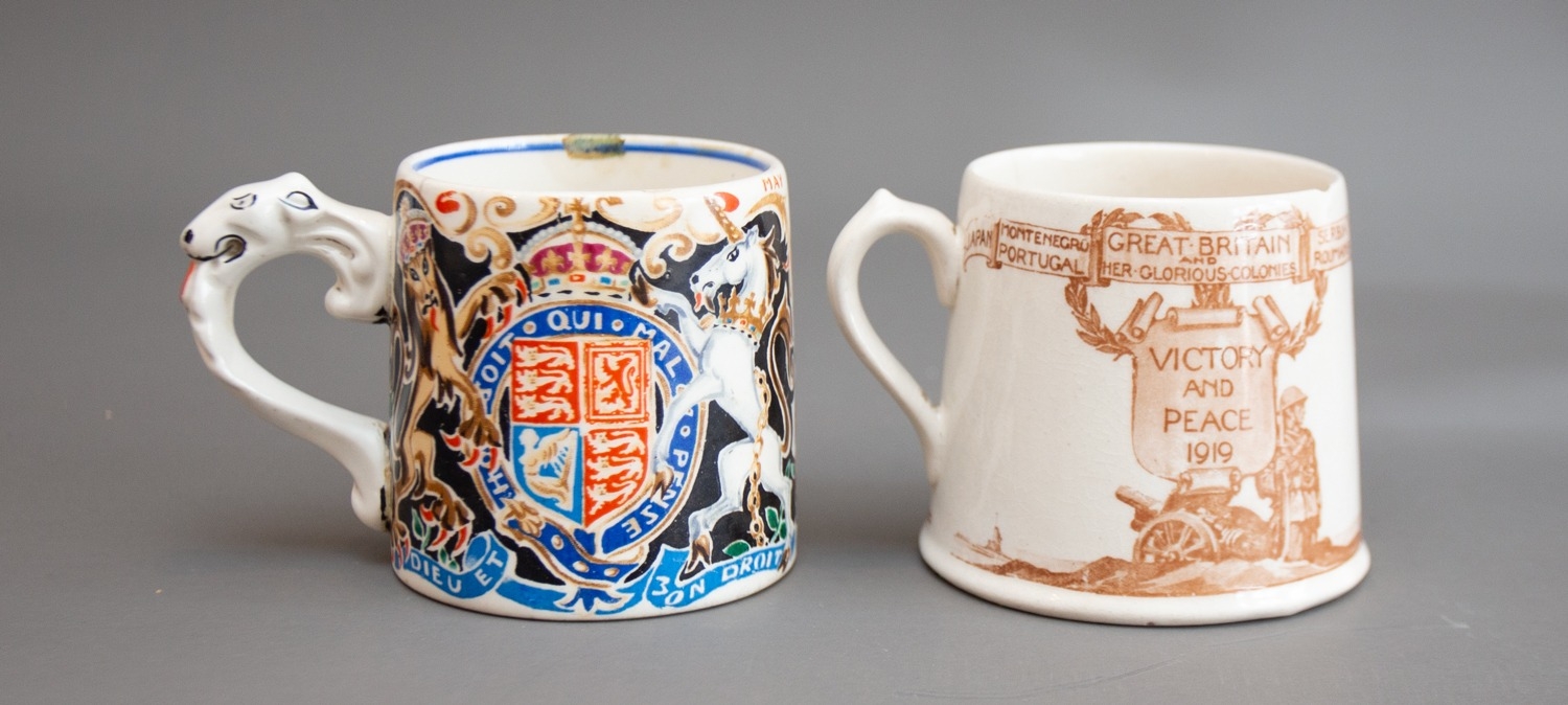 Dame Laura Knight D.B.E., R.A a Coronation King Edward VIII commemorative mug, stamped to - Image 2 of 4