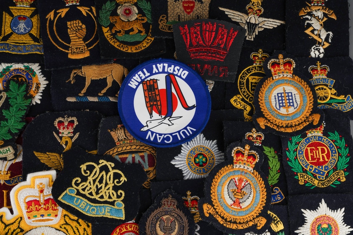 A collection of Cloth Embroidered Veterans Blazer Badges, Army, RAF, Royal Navy to include Parachute - Image 3 of 5