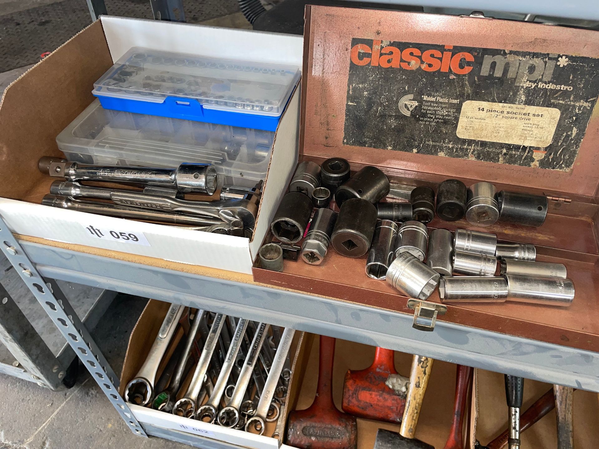 Lot with Various Socket Sets, Ratchets and Extensions