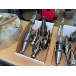Lot with (5) CAT40 Tool Holders