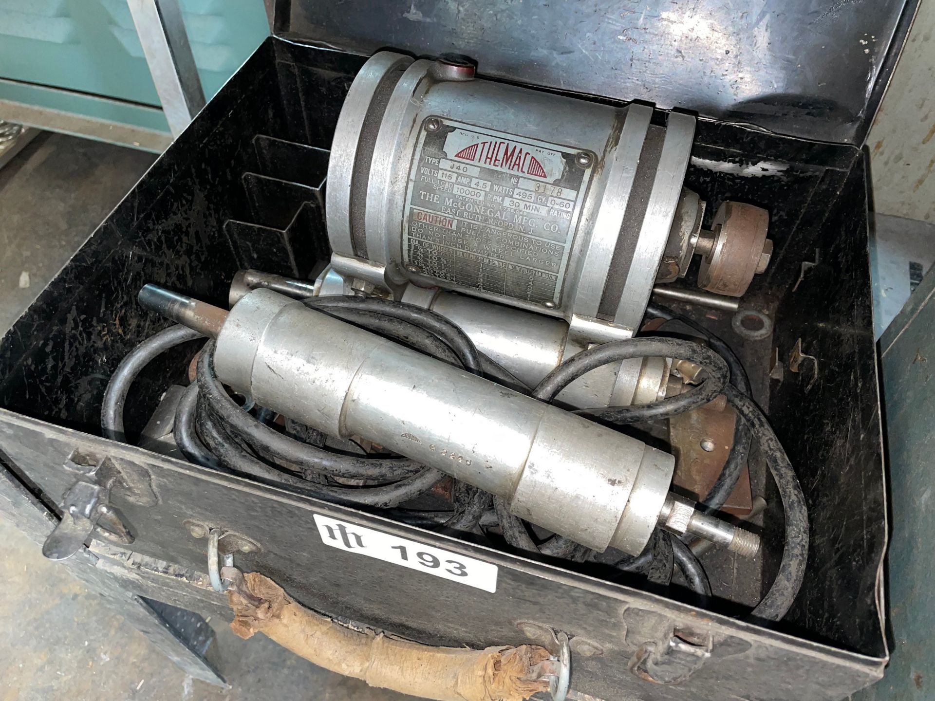 Themac Tool Post Grinder with Metal Case