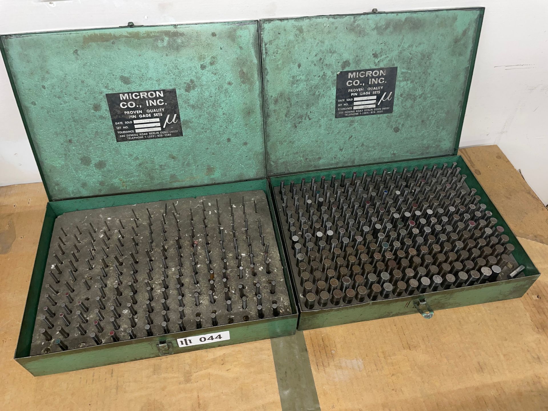 Lot with (2) Micron Co., Inc. Pin Gage Sets - Image 2 of 4