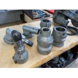 Lot with Various Volstro Right Angle and Milling Head Attachments