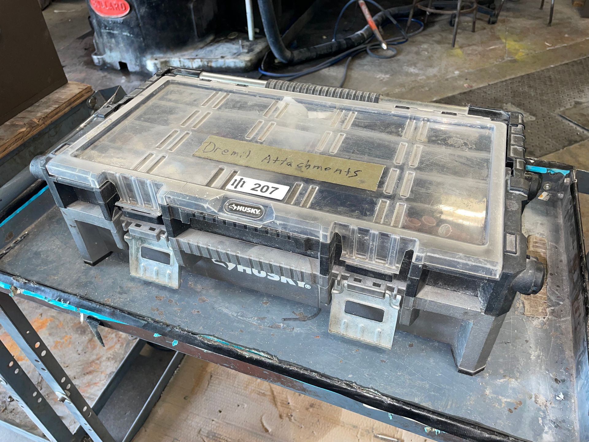 Husky Tool Storage Box with Contents