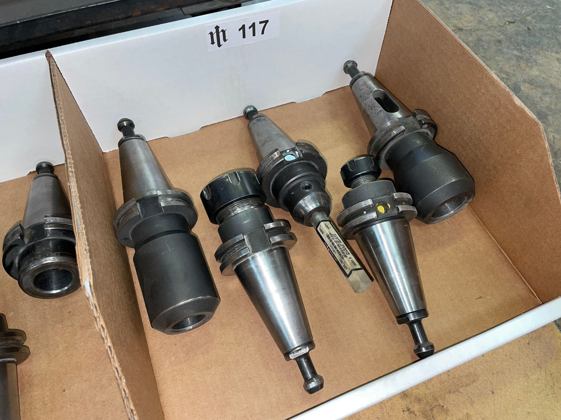 Lot with (5) CAT40 Tool Holders