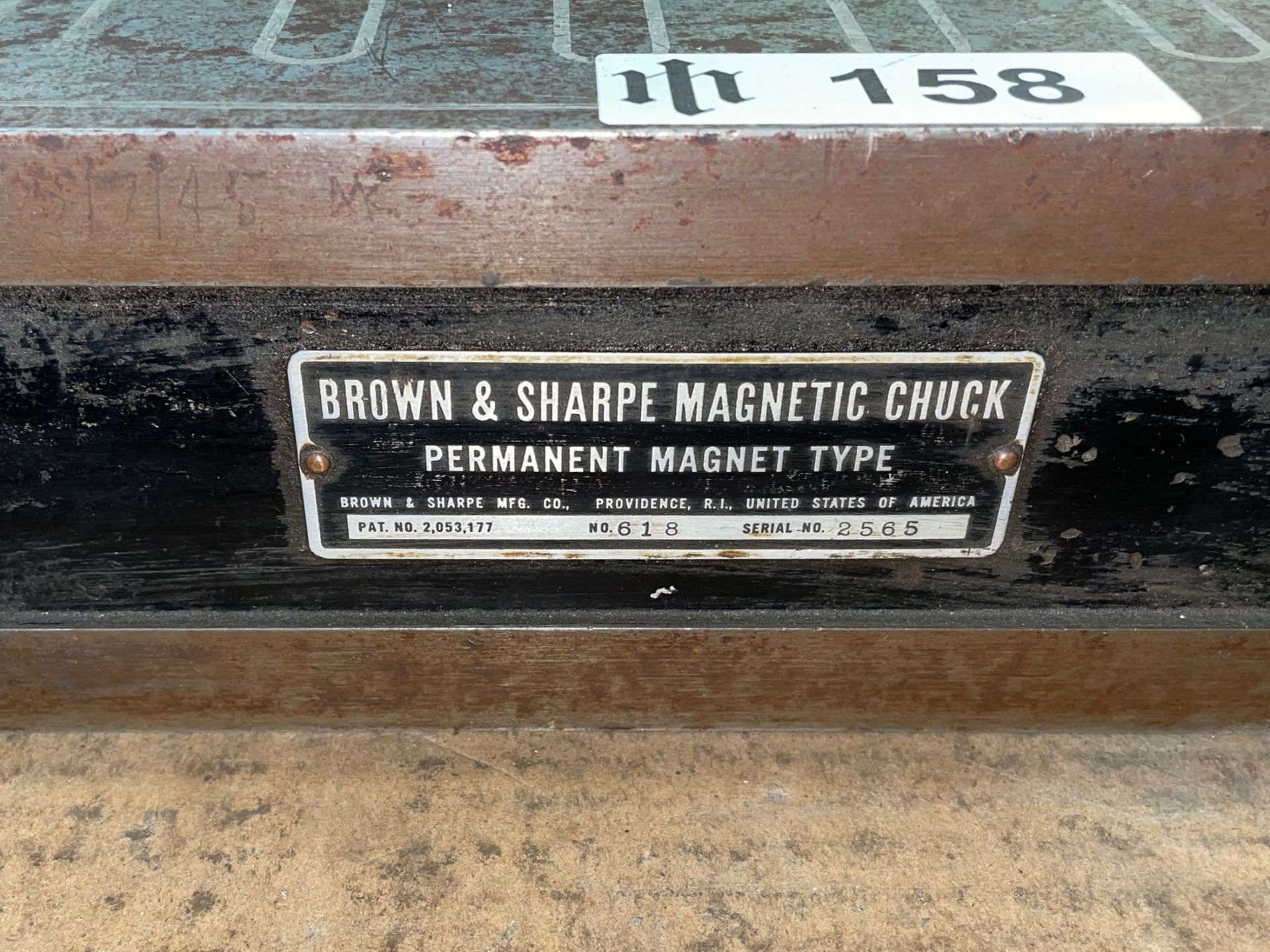 Brown & Sharpe 18" x 6" Magnetic Chuck - Image 3 of 3
