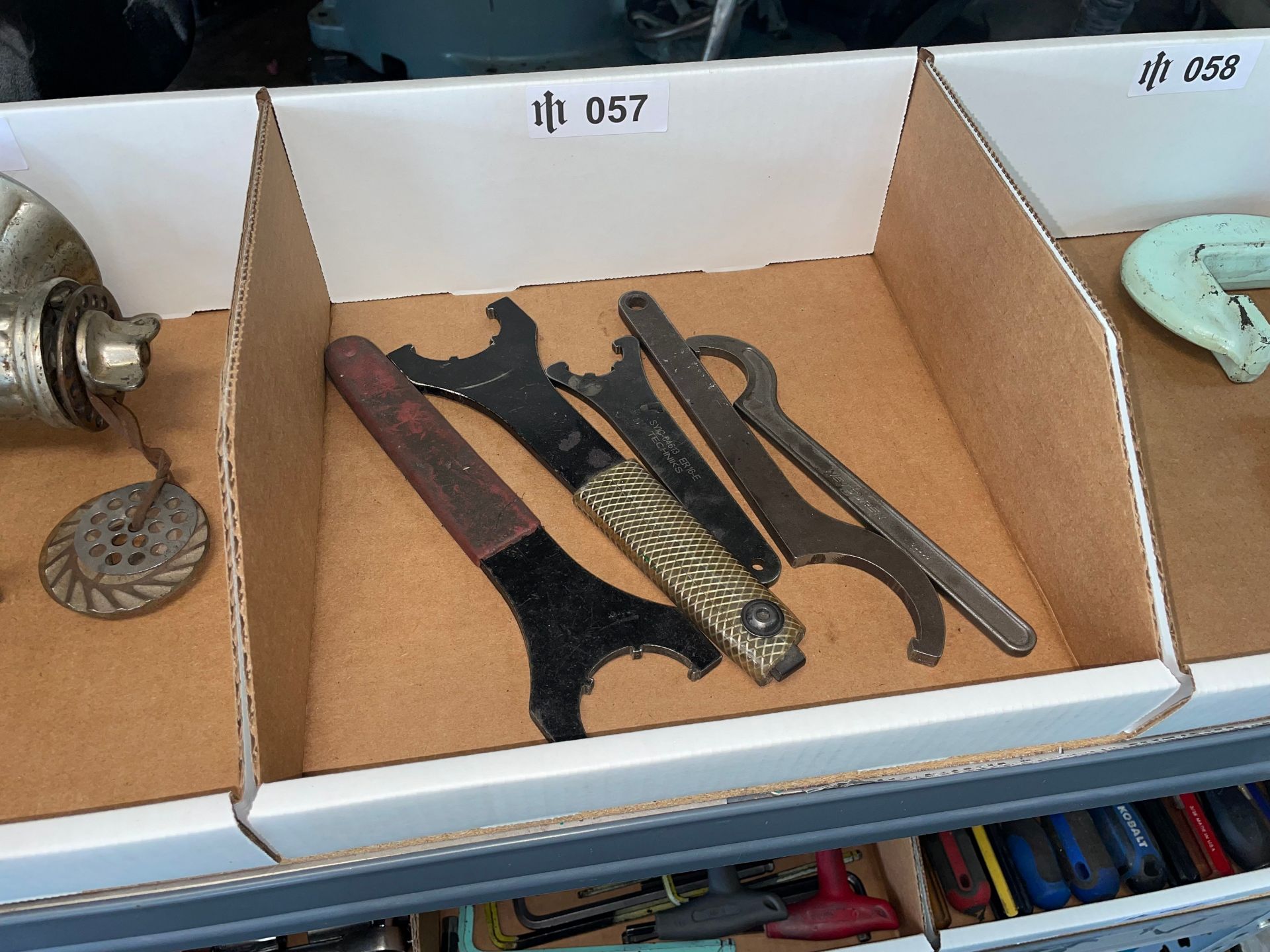 Lot with Various Tool Holder Wrenches