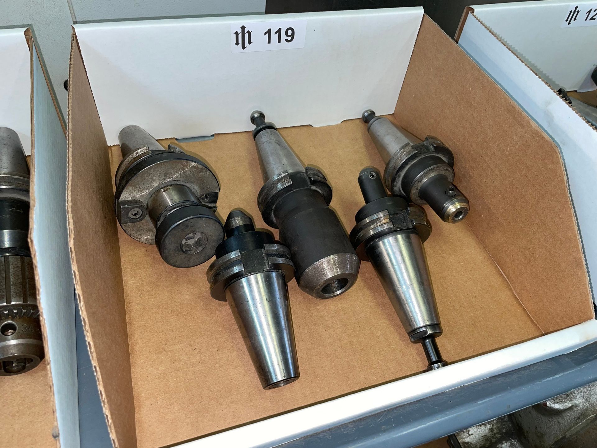 Lot with (5) CAT40 Tool Holders