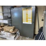 Metal 2-Door Cabinet including Contents