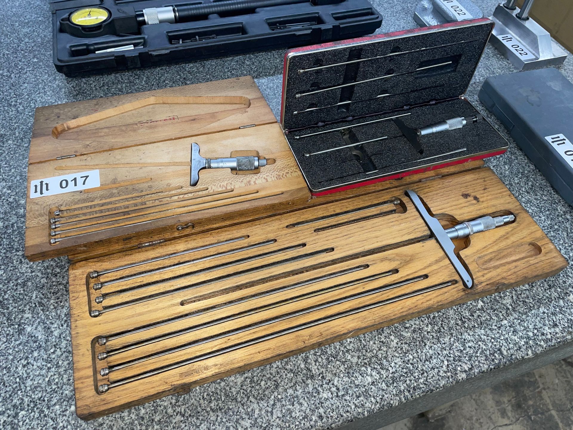 Lot with Various Depth Gage Sets