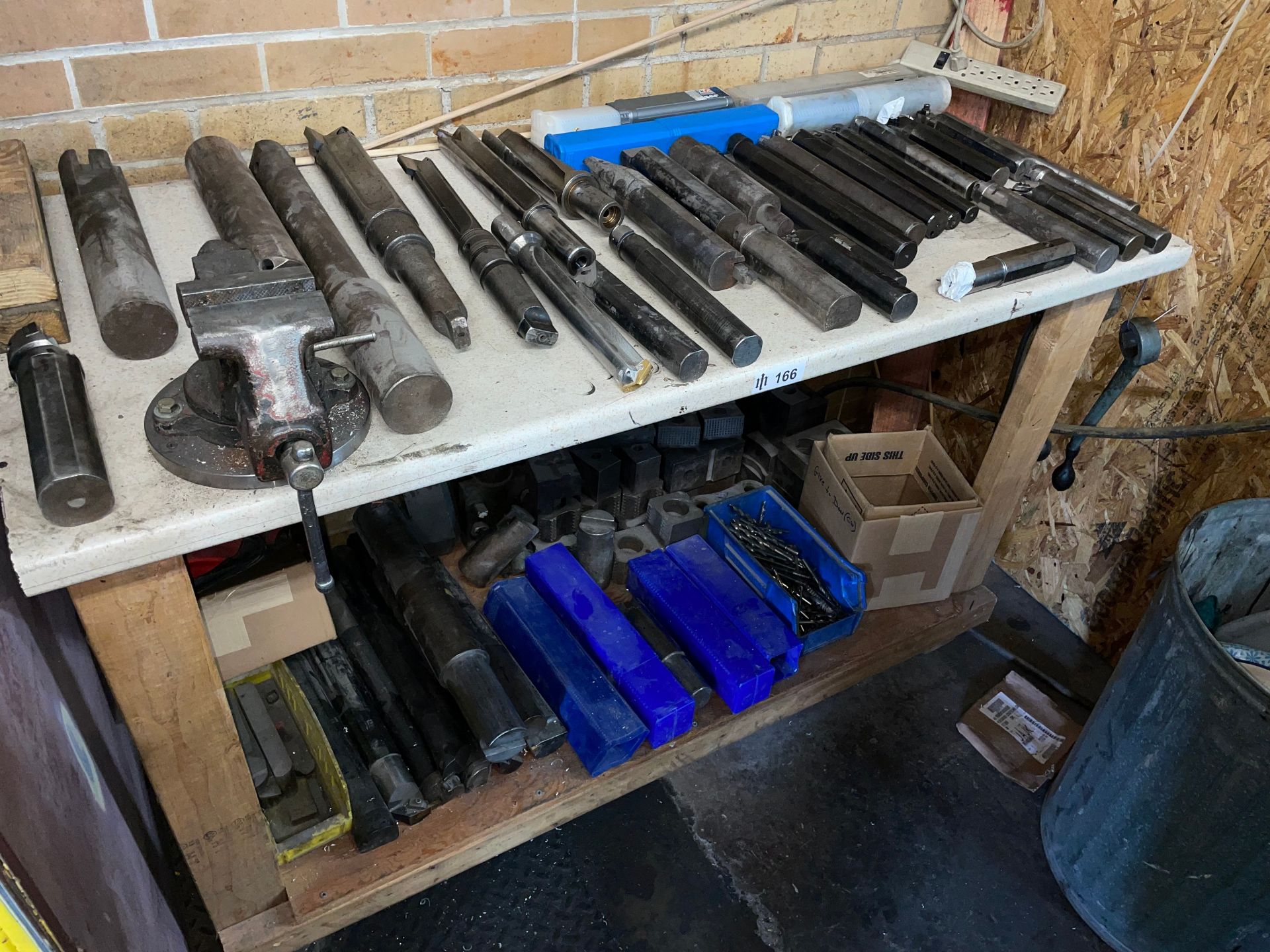 Work Bench with Contents of VTL Tooling