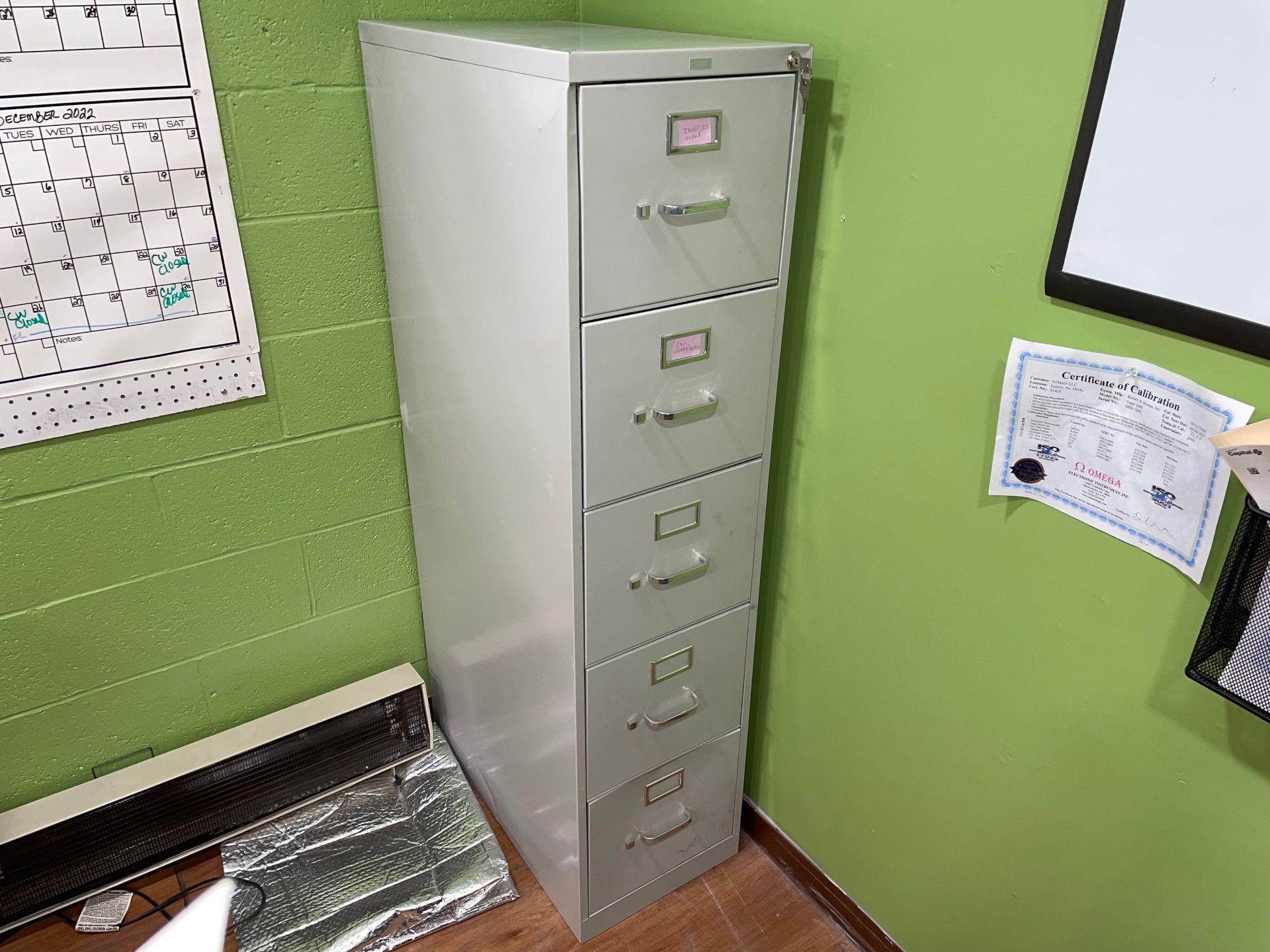 Lot with (2) Hon 5-Drawer Filing Cabinets - Image 2 of 2