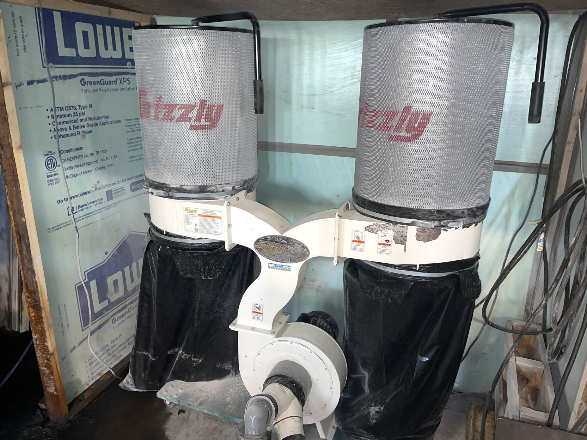 2018 - Grizzly Mdl. G0562ZP Polar Bear Series Dust Collector